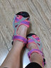 悍途（HUMTTO）户外夏季溯溪鞋男女款海边度假包头沙滩凉鞋户外涉水徒步鞋 米白/烟粉-女 36 实拍图