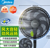 美的（Midea）【超级单品】七叶轻音立式电风扇家用柔风落地扇台式桌面小型风扇大风量节能摇头宿舍电扇 SAF30AB 实拍图