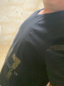 圣彼威朗 加肥加大码短袖t恤男胖子肥佬体恤潮牌胖人衣服大码半截袖打底衫 DX053黑色 5XL(230-250斤) 实拍图
