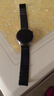 竞技者适于华为手表表带watch4/Pro/watch5/GT5/GT4/GT3/GT2磁吸金属不锈钢保时捷手表带男款编织配件 黑色-编织链式22mm接口 实拍图