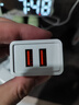 5v2a充电头USB插头通用1a单头多孔10w双口5W快充数据线适用苹果华为小米红米电源适配器手机充电器 【双口充电器】 实拍图