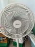 美的（Midea）【品质推荐】七叶轻音柔风电风扇/家用省电落地扇/台式电扇/广角摇头节能宿舍小型风扇 SAE35CA 实拍图