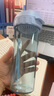 特百惠（Tupperware）正品水杯500ml茶韵随心杯密封防漏塑料杯运动泡茶杯男女学生杯子 冰水蓝 500ml 实拍图