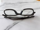 帕森（PARZIN）可配度数近视眼镜架 板材方框男女通用日常易搭修颜黑框 15858 实拍图