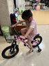 凤凰（Phoenix）儿童自行车儿童单车3-6岁小孩自行车6-10岁儿童自行车凤凰自行车 标配迷人粉丨辐条轮+双碟刹+礼包 16寸【适合105-130cm】 实拍图
