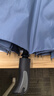 天堂 全自动雨伞三折 10骨加固一键开收易甩干简约晴雨伞 兰灰 实拍图
