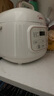 美的（Midea）小白高压电饭锅1-2人食家用电高压力锅 智能预约多功能炖锅煮饭煮粥开盖煮MY-E220迷你饭煲1.8L 实拍图