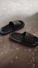 防臭拖鞋男士秋季新款室内家居浴室洗澡防滑情侣款踩屎感凉拖鞋男 黑色一双装 42-43 【适合41-42脚】 实拍图