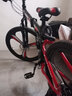 Jeep 吉普自行车折叠山地车前后双减震碟刹变速山地自行车-战神 战神-黑红三刀一体轮 27速26寸（适合身高1.6~1.80m) 实拍图
