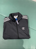 adidas休闲简约三条纹梭织立领夹克外套男装阿迪达斯官方三叶草 黑色 M 实拍图
