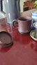 金镶玉 宜兴紫砂杯 泡茶杯茶具办公杯手工原矿紫泥水杯 竹韵杯±450ml 实拍图