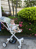 看宝贝（lookbaby）高景观婴儿车0-6岁用折叠可坐可躺婴儿推车遛娃神器溜娃神器 清新绿|可坐可躺+折叠+礼包 实拍图