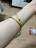 六福珠宝足金花丝玲珑转运珠黄金项链女款套链 计价 F63TBGN0015 约3.24克 实拍图