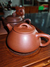 尔烟红皮龙平盖石瓢紫砂壶黄龙山原矿红皮龙纯半手宽口小容量茶壶 红皮龙 160ml 实拍图