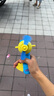 名创优品（MINISO）洞洞鞋女男夏季外穿沙滩凉鞋防滑厚底踩屎感包头凉拖鞋黑色36-37 实拍图