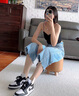 耐克（NIKE）AJ1女子运动鞋刺绣板鞋 AIR JORDAN 1 LOW DC0774-101 36.5 实拍图