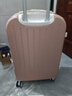 袋鼠（KANGAROO）行李箱女小清新拉杆箱小型登机箱高颜值男学生密码箱万向轮旅行箱 茱萸粉【防刮耐磨】 24英寸 【适合住宿生】 实拍图