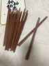 双枪红檀木筷子天然抗菌木筷 家用实木无漆无蜡筷子餐具套装10双 实拍图