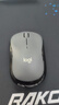 罗技（Logitech）M220 轻音鼠标 无线鼠标 办公鼠标 对称鼠标 带无线微型接收器 灰黑色 实拍图