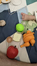 纽奇儿童水果切切乐剥皮果蔬仿真苹果婴幼儿厨房做饭女孩玩具生日礼物 可剥果蔬32件套/8可剥｜涂鸦卡版 实拍图