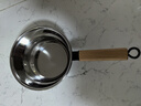无涂层不锈钢奶锅宝宝专用辅食锅家用汤锅婴儿煎煮一体锅电磁炉 特厚无涂层20cm带盖 实拍图