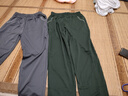 笙冉（SHENGRAN）【2条装】夏季薄款中年女士裤子高腰弹力直筒裤冰丝透气九分裤 绿色+灰色 夏季薄款 【2件装】 3XL 115-130斤 实拍图