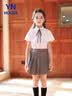 衣诺坊女童白衬衫短袖夏款儿童白T恤小学生衬衣大合唱班服六一演出礼服 实拍图