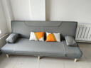 徽月（no） 多功能沙发床坐卧两用可折叠单人床双人位客厅小户型简易沙发 猫抓皮 · 深灰 【炫彩海绵款】2.0米长X1.2米宽(2扶2腰) 实拍图