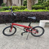 大行（DAHON） 变速折叠自行车20寸成人超轻单车学生男女式P8青春版KAC081 红色 【转把】 实拍图