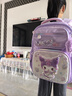 Hello Kitty库洛米书包小学女生三二一年级女童护脊减负儿童库洛米588E紫 实拍图