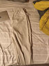 GXG男装  零压系列多色泡泡纱弹力简约宽松锥形长裤 米灰色 M (30) 实拍图