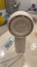 几素25新品高速小风炮小风扇手持迷你小型风扇随身便携式usb充电大风力办公室学生轻音户外露营电风扇 【白】plus版+5挡劲风+4000mAh 实拍图