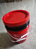 佳叶食品级塑料桶密封桶小水桶透明桶带盖酱料桶家用洗车洗衣桶胶桶 10L红色 实拍图