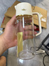 小熊（Bear）油壶 调料瓶抗菌玻璃油瓶酱油瓶600ml 自动开合不挂油CX-W0058 实拍图