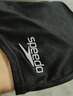 速比涛（Speedo）舒适透气速干游泳布帽高弹不勒头游泳训练装备 黑色 实拍图