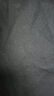 MARKLESS【安心品质】纯棉亲肤T恤男士纯色短袖打底衫5630 深夜黑 3XL 实拍图