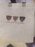 皓梵洁礼品袋手提袋礼物袋子无纺布大号布袋礼袋衣服店可爱卡通购物包装 三只小熊中号 24*15*24cm 5个装 实拍图