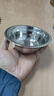 HUYO加厚316不锈钢盆食品级汤盆和面盆厨房洗菜盆圆底打蛋碗水果盆子 316不锈钢加厚盆 直径14cm 实拍图