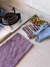 抹布吸水厨房专用洗碗布加厚耐磨不易掉毛毛巾家用清洁擦桌百洁布 紫丁香珊瑚绒【日用推荐】 5条 实拍图
