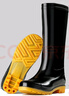 鸣固 雨鞋男 高筒防滑耐磨雨靴 劳保工地雨靴 41码 CW046900 实拍图