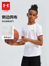 安德玛（Under Armour）男童运动速干运动衫休闲短袖T恤训练服243120537 黑色 170cm 实拍图