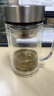 富光大容量高硼硅双层玻璃杯带茶隔加厚水杯子带把泡茶杯办公杯 实拍图