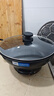 扬子电炒锅多功能家用铸铁电热锅电炒菜锅煎炒煮一体电饭锅电煮锅插电锅1-10人 经典款：四灯铸铁锅 34CM无蒸笼【加厚加深】 实拍图