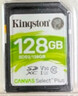 金士顿（Kingston）128GB SD存储卡 U3 V30 相机内存卡 sd卡大卡 支持4K 高速连拍 读速100MB/s 写速85MB/s 实拍图