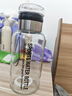 【送杯套】大容量加厚玻璃杯子便携吨吨杯茶水分离带杯套泡茶水杯 透明 1000ml吨吨桶 1只装 实拍图