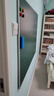 得力（deli） 120*90cm双面磁性可擦挂式白板/黑板/粉笔绿板/写字板 家用儿童教学办公黑板7865B 实拍图