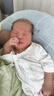贝瑞加（Babyprints）新生儿连体衣2件婴儿纯棉衣服初生宝宝内衣长袖薄款爬服 白黄52 实拍图