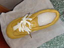 拉夏贝尔女鞋板鞋女冬季新款保暖蓄温软底轻便徳训鞋子女 黄色 38 实拍图