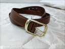 回力皮带女时尚百搭针扣腰带装饰韩版潮ins风休闲简约裤带2025新款 驼色【105cm】 实拍图