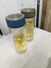 富光 男女士双层玻璃杯 高硼硅玻璃304茶隔水杯子 带茶隔泡茶杯500ml 实拍图